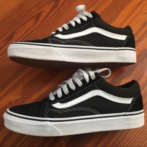 Vans Shoes - Black vans size 7.5